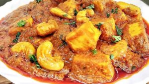 Delicious Shahi Kaju Paneer Masala Recipe